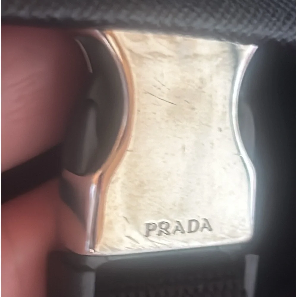 Prada Black Nylon Crossbody Messenger Bag